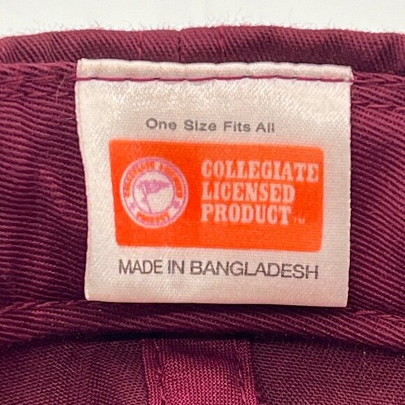 Texas A&M Logo Athletic Snapback Hat One Size Fits All Maroon And Black - Picture 2 of 14